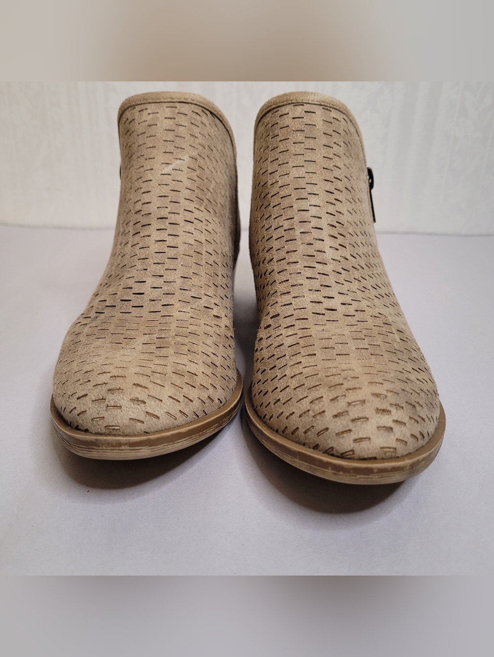 Altard State Tan Ankle Booties Size 6 - Picture 5 of 11